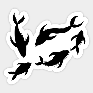 Fish swimming Sticker